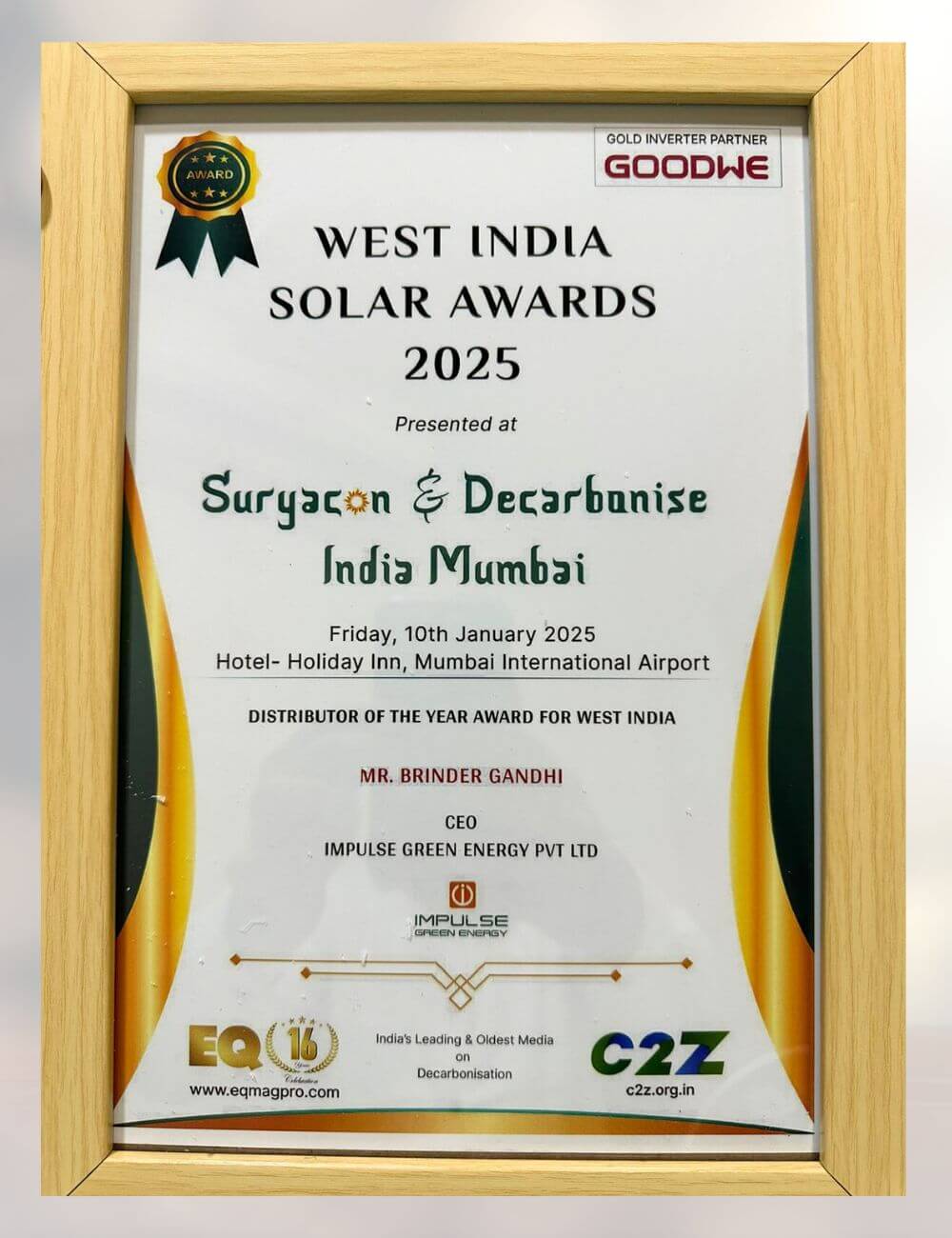 West India Solar Awards - 2025