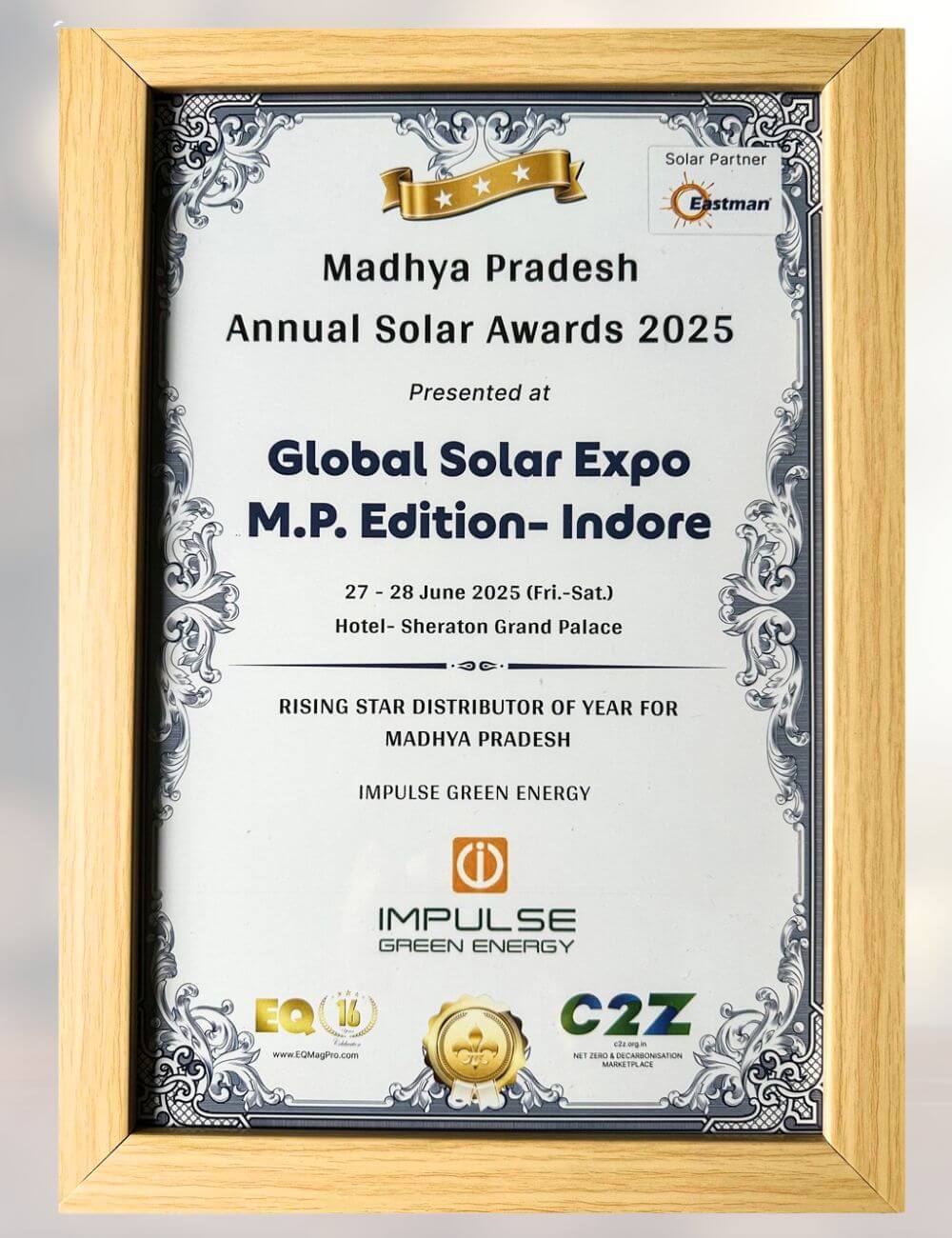 Madhya Pradesh Annual Solar Awards - 2025